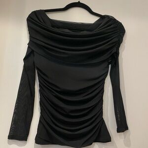 Off the shoulder  Black Women's Top